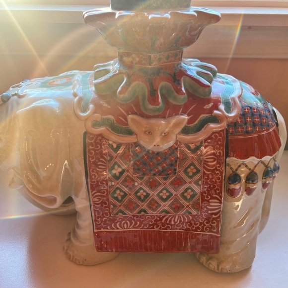 Antique Edo/Meiji Period 18/19c Japanese Porcelain Elephant Kakiemon Style - Picture 11 of 14